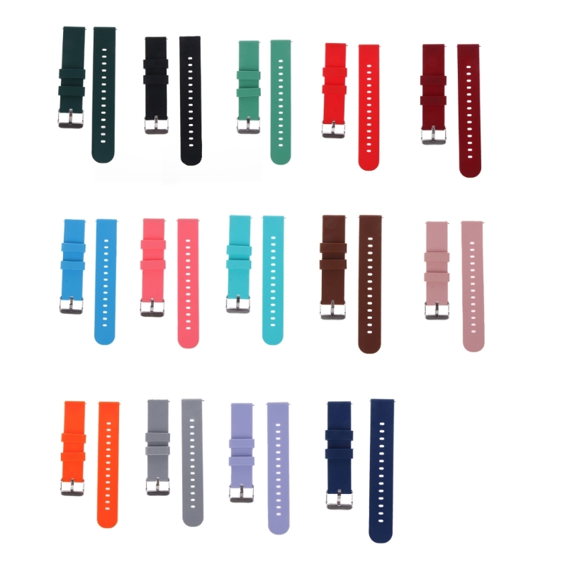 Silicone Watch Band 22Mm - Silicone Strap 20/22mm Soft Quick Release