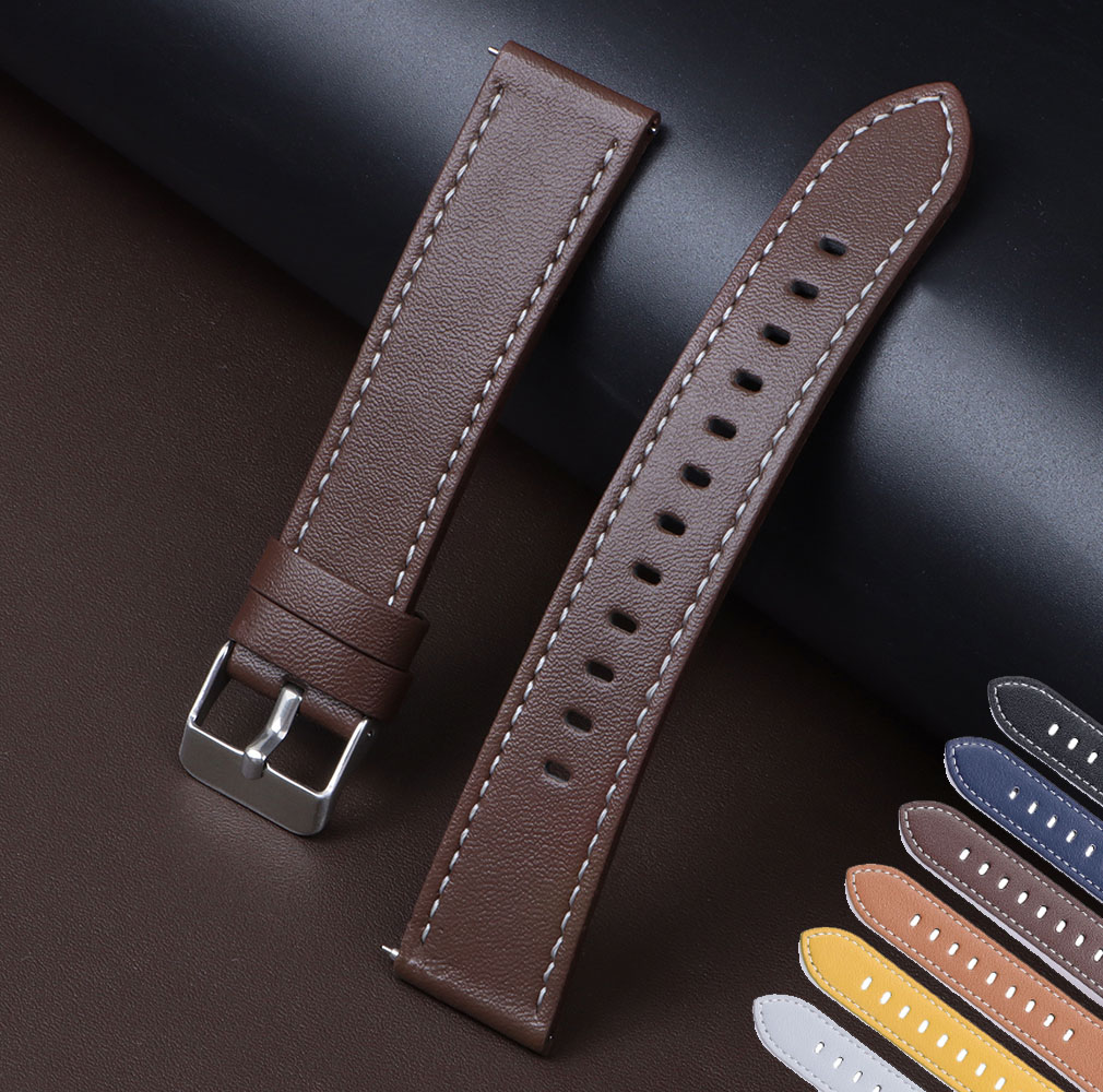Leather Strap Quick Release - Genuine Calfskin Leather Watchbands Quick Release