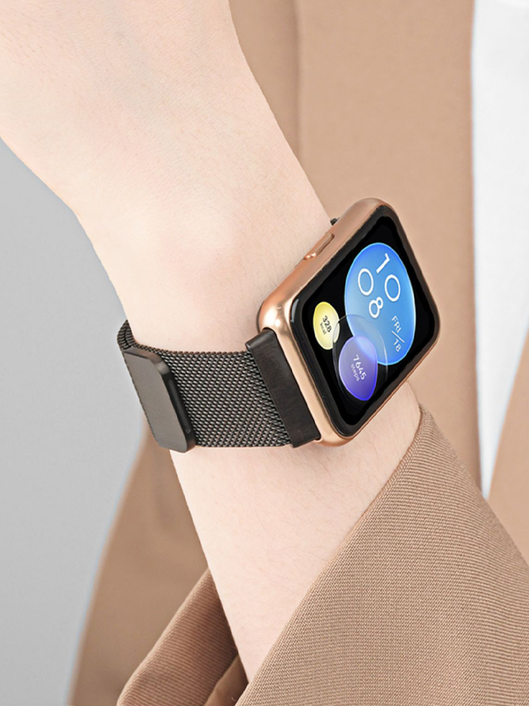 Milanese Loop Magnetic - Milanese Band For Huawei Watch FIT