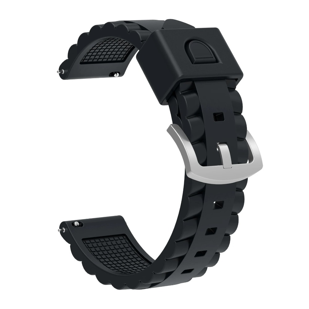 Soft Silicone Strap For 20mm 2 - огляд і ціна Silicone Watch Band 22Mm