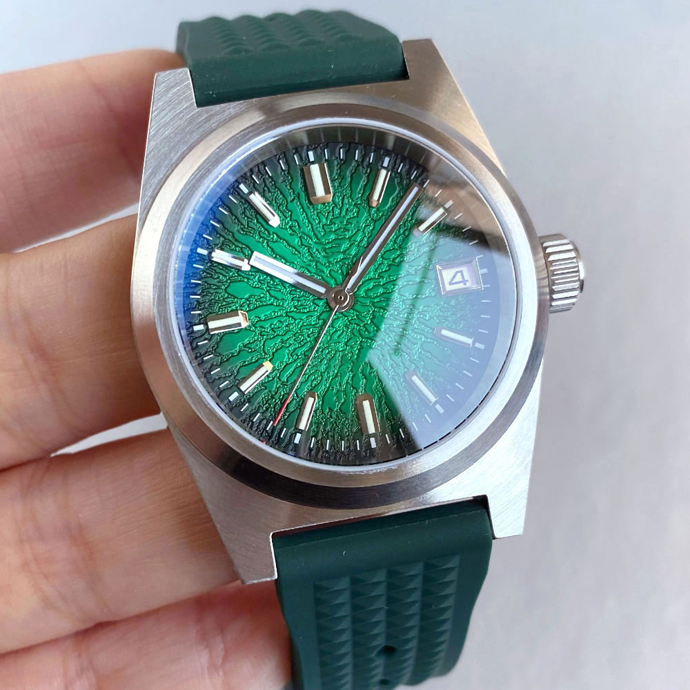 New 38mm Mechanical Watch Men  - огляд і ціна Rubber Strap Diver