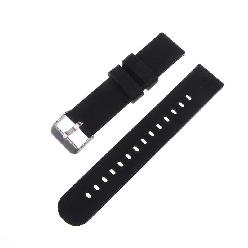 Silicone Strap 20/22mm Soft Qu - огляд і ціна Silicone Watch Band 22Mm