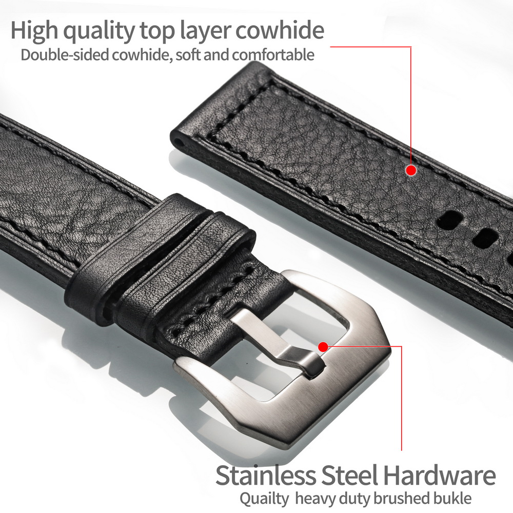 HEMSUT Cowhide Watch Band Quic - огляд і ціна Leather Strap Quick Release