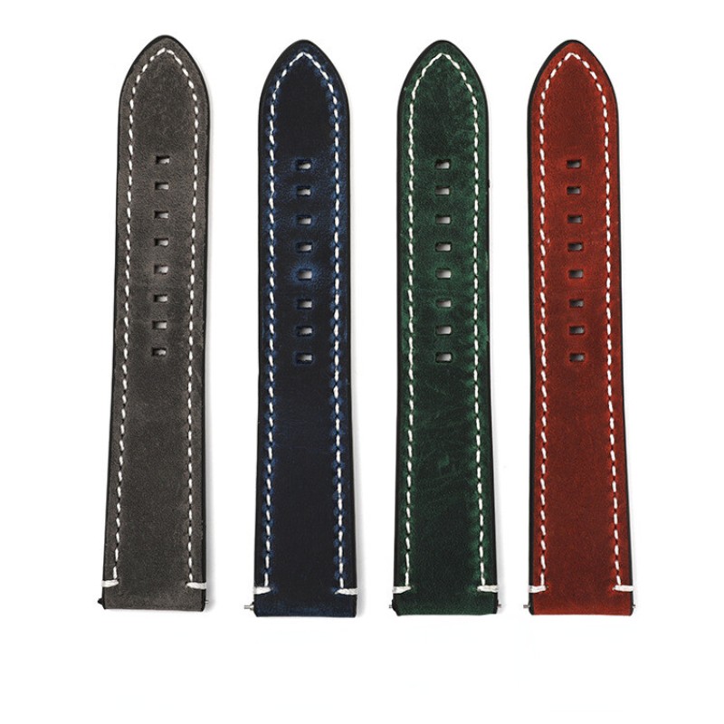 18 19 20 21 22 24 mm Quick Rel - огляд і ціна Leather Strap Quick Release