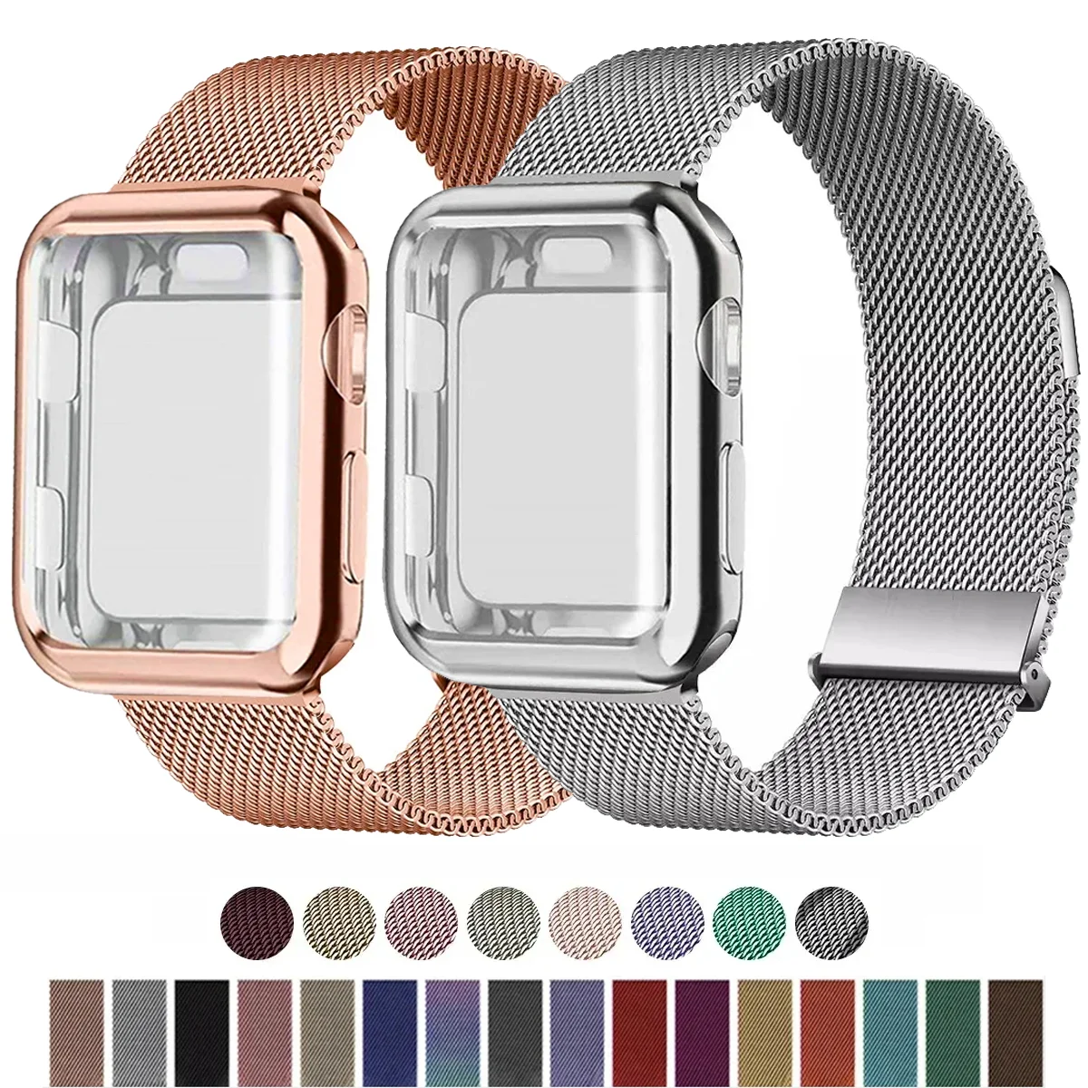 Milanese Loop+Case For Apple W - огляд і ціна Milanese Loop Magnetic