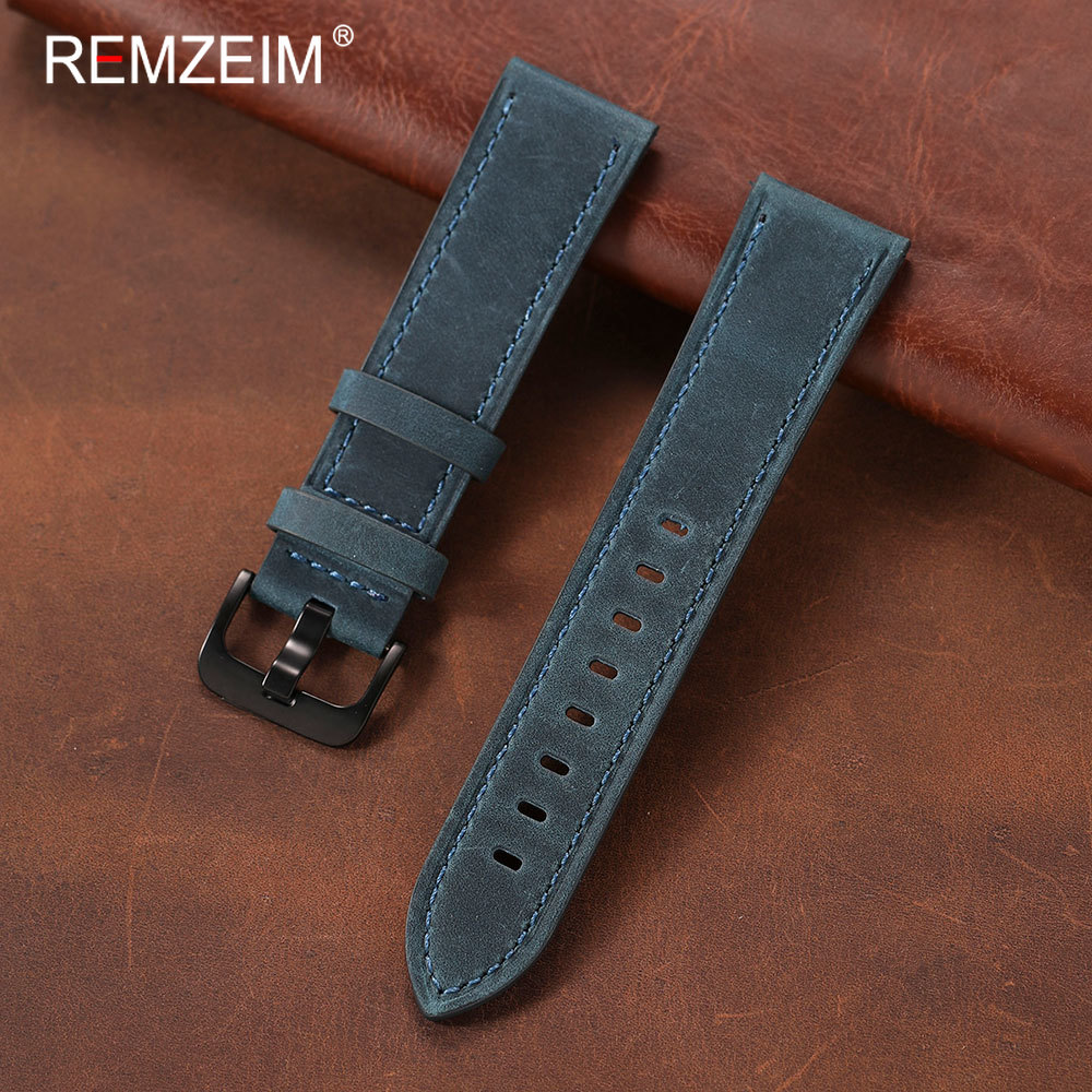 Classic Men's Crazy Horse Leat - огляд і ціна Leather Strap Quick Release