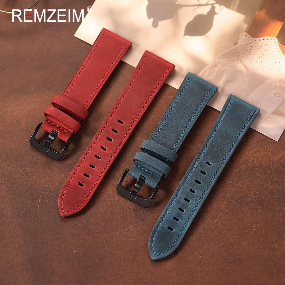 Classic Men's Crazy Horse Leat - огляд і ціна Leather Strap Quick Release