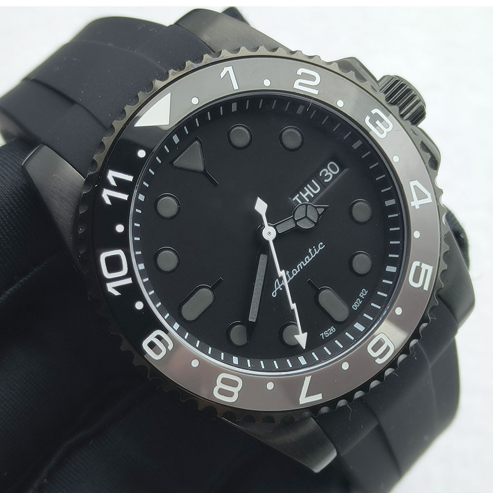 40MM NH36 Watch Black Men's St - огляд і ціна Stainless Bracelet Diver