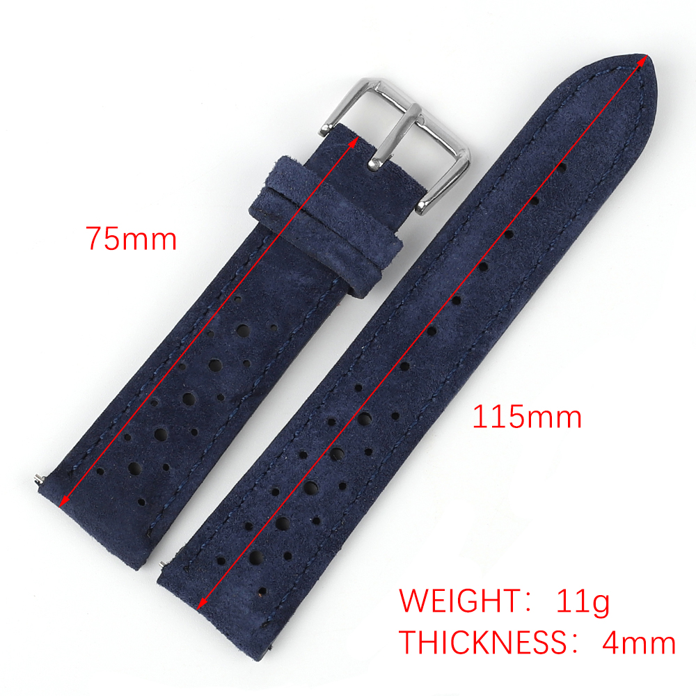 Suede Leather Watch Band 18mm  - огляд і ціна Suede Strap Watch
