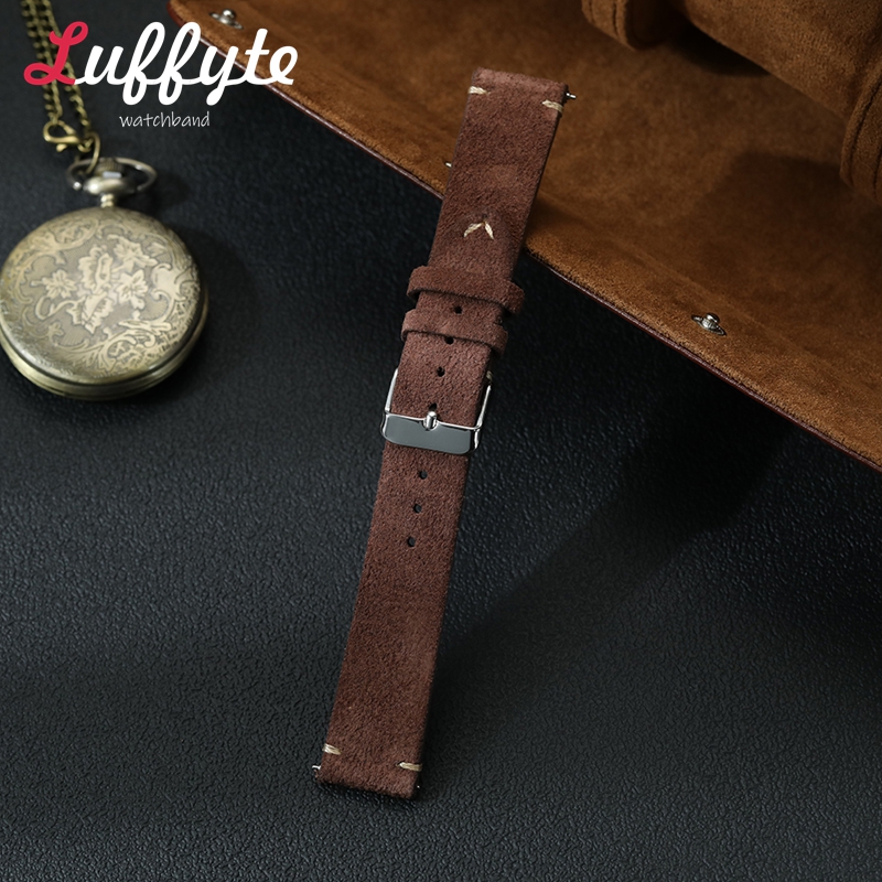 Vintage Suede Leather Watch Ba - огляд і ціна Suede Strap Watch