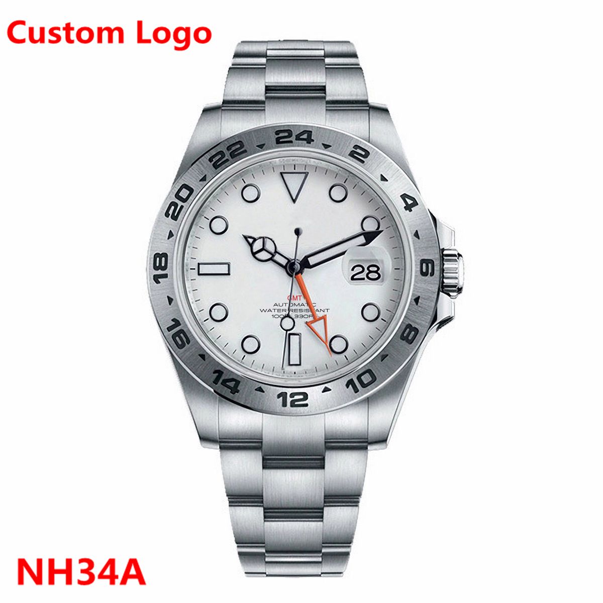 Custom Luxury 39mm NH34 Automa - огляд і ціна Stainless Bracelet Diver