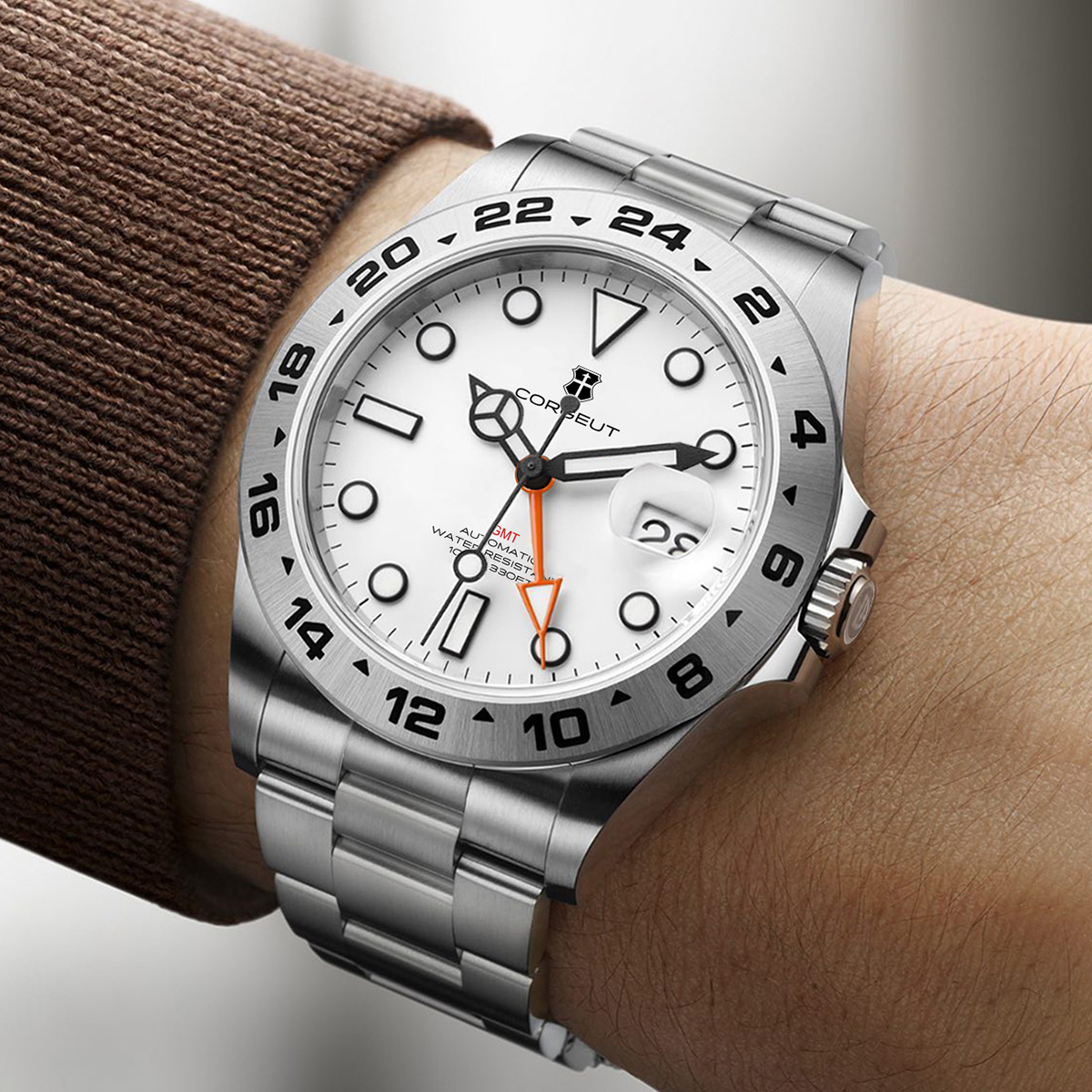 Custom Luxury 39mm NH34 Automa - огляд і ціна Stainless Bracelet Diver