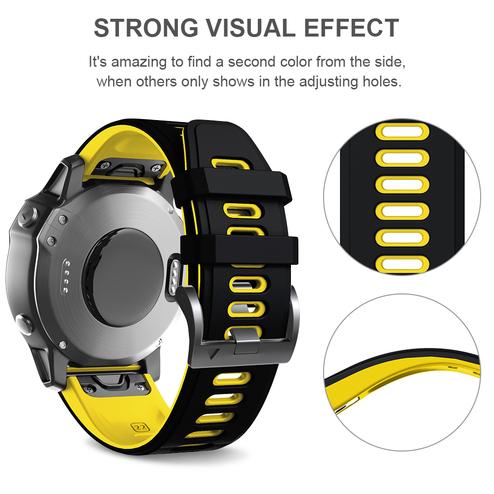 Replacement Watchbands 22mm 26 - огляд і ціна Silicone Watch Band 22Mm