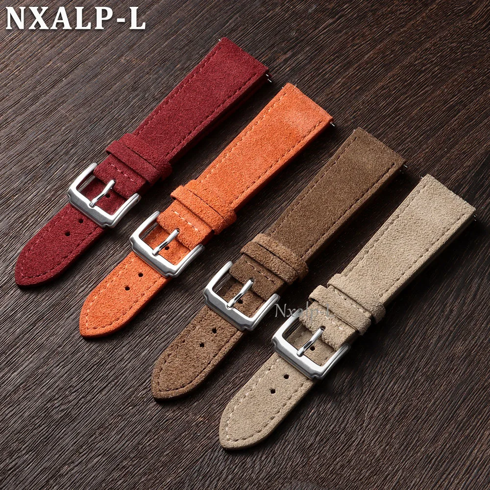 Durable Suede Cowhide Watch St - огляд і ціна Suede Strap Watch