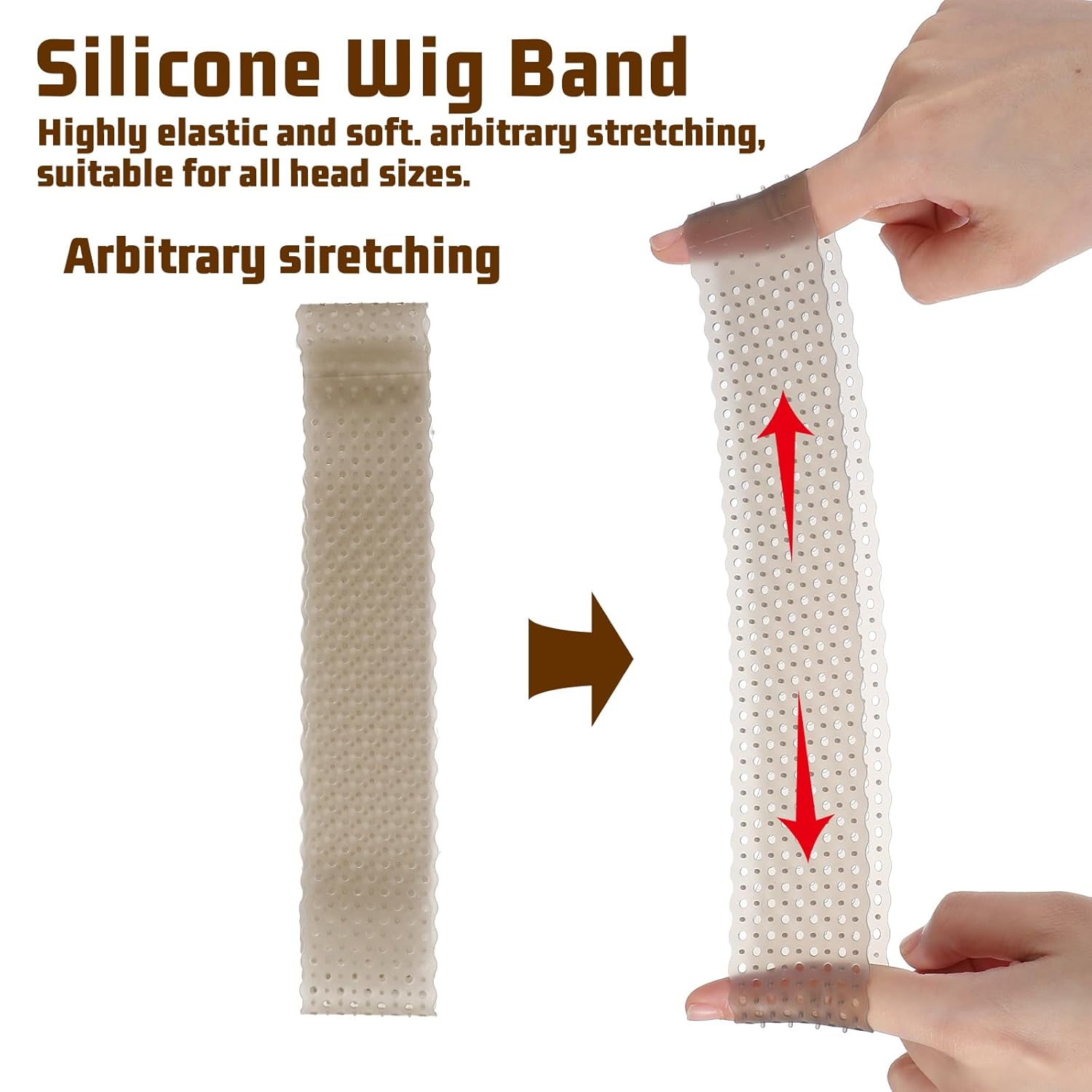 new breathable Wig Grip Band N - огляд і ціна Silicone Band Women