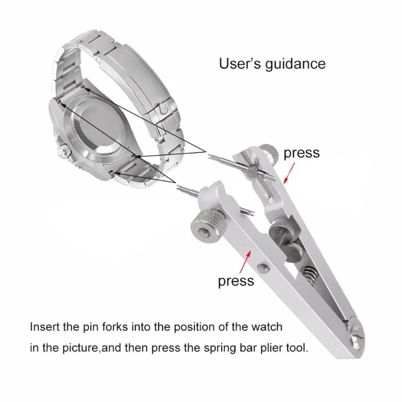 Aluminum Alloy Watch Band Remo - огляд і ціна Spring Bar Tool Set