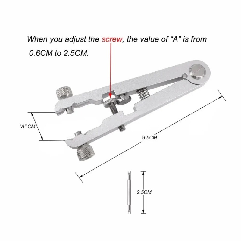 Aluminum Alloy Watch Band Remo - огляд і ціна Spring Bar Tool Set