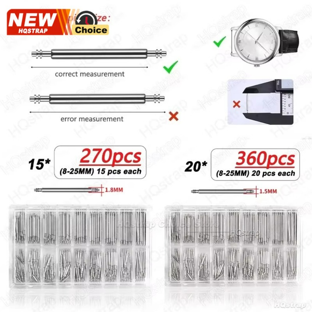 1/2set Strainless Steel Spring - огляд і ціна Spring Bar Tool Set