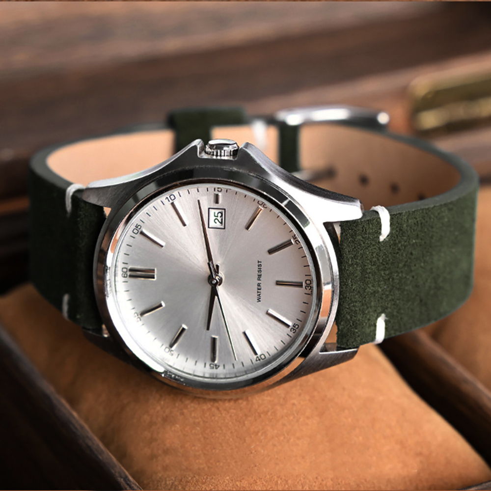 14mm 16mm 18mm Wristband Quick - огляд і ціна Suede Strap Watch