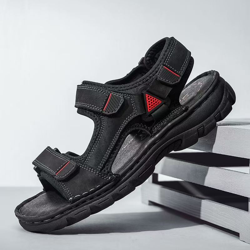 Men 2026 Summer New Real Leath - огляд і ціна Sport Loop Velcro