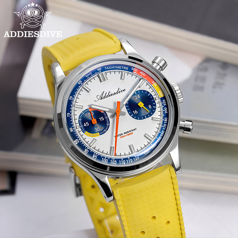 ADDIESDIVE Fashion Men's Quart - огляд і ціна Rubber Strap Diver