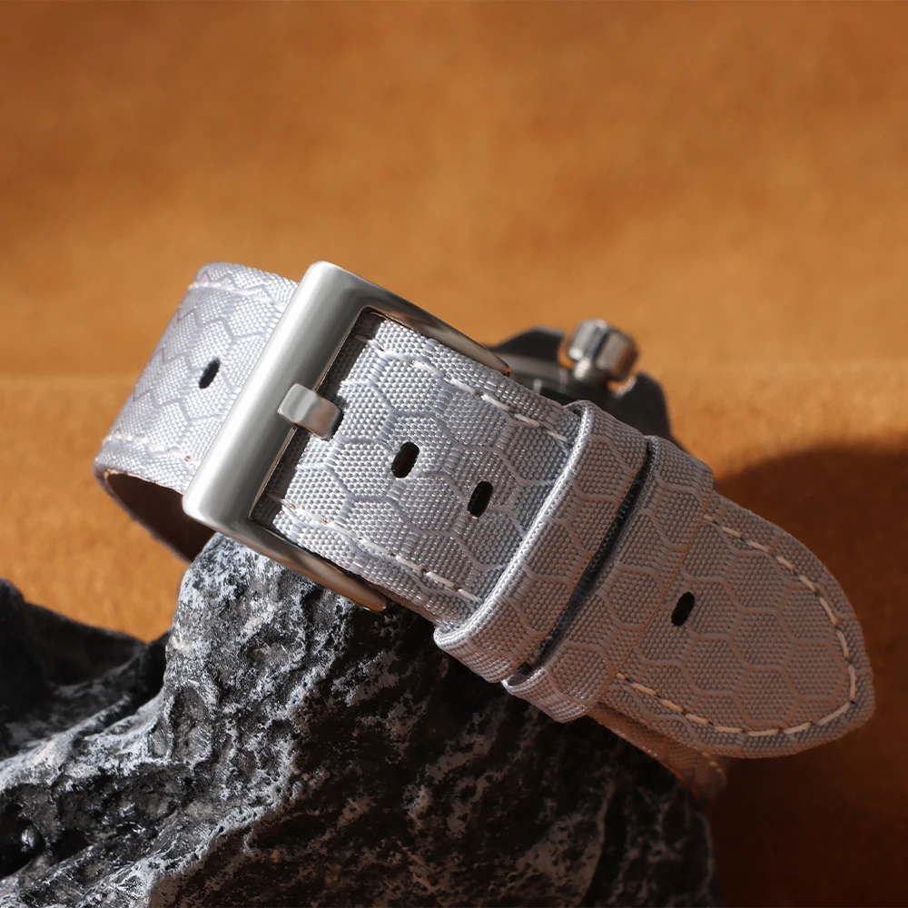 20mm 22mm Smooth Genuine Nylon - огляд і ціна Perlon Strap Woven