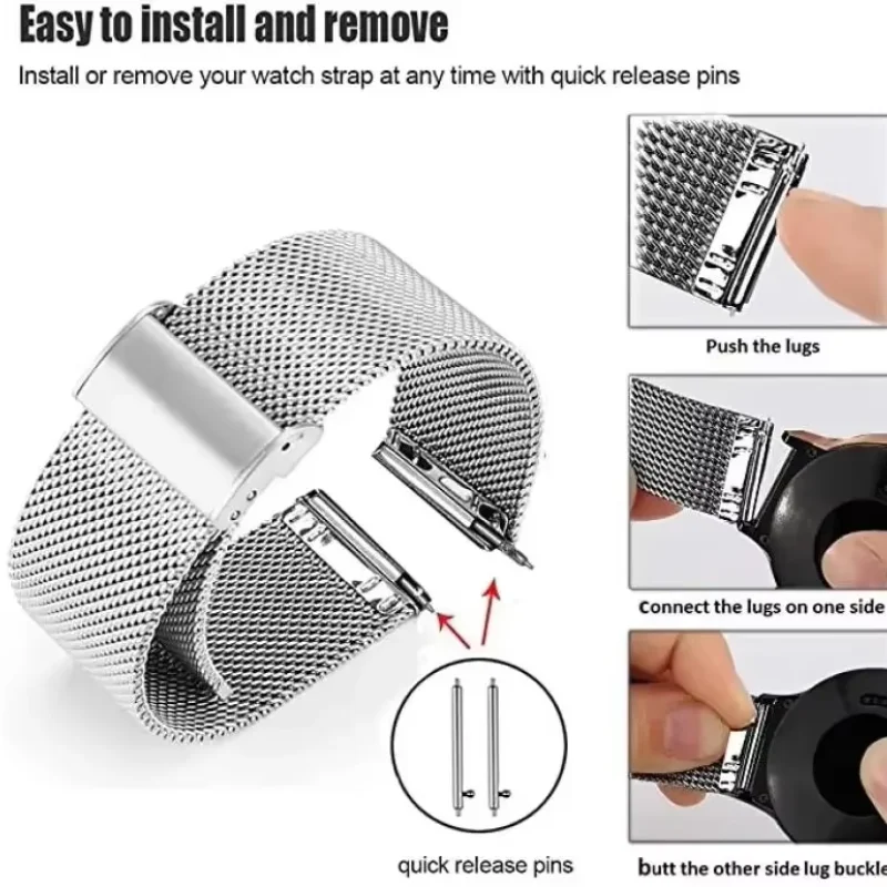 22mm 20mm Milanese Loop For Ga - огляд і ціна Milanese Loop Magnetic