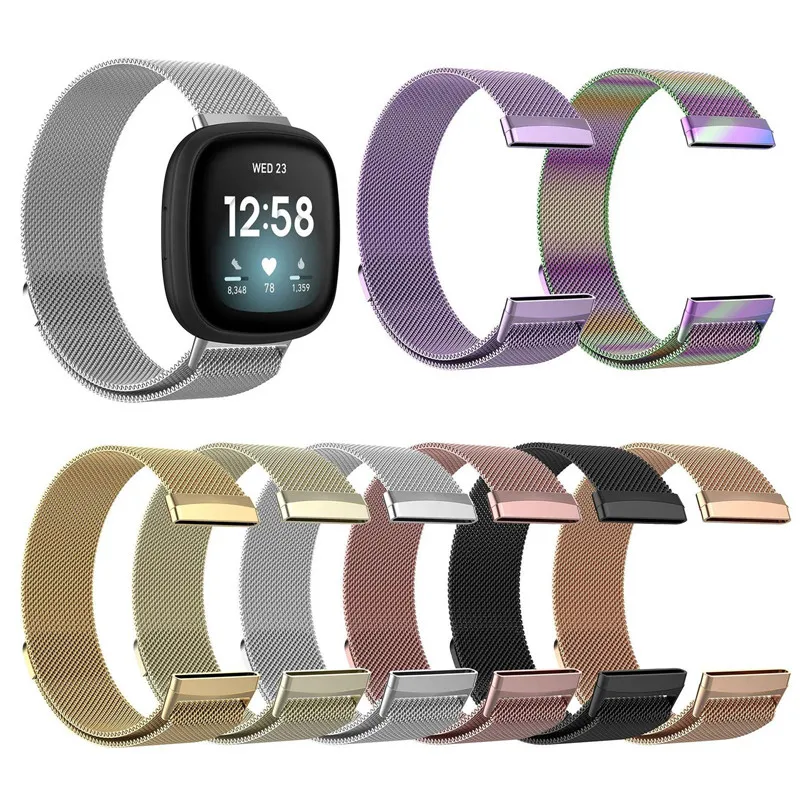 Milan Strap For Fitbit Versa 3 - огляд і ціна Milanese Loop Magnetic