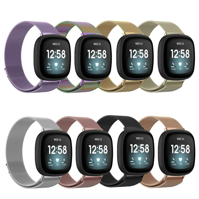 Milan Strap For Fitbit Versa 3 - огляд і ціна Milanese Loop Magnetic