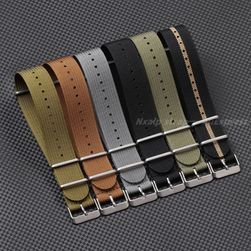 Ribbed Nylon Watch Strap 18mm  - огляд і ціна Nato Strap Nylon