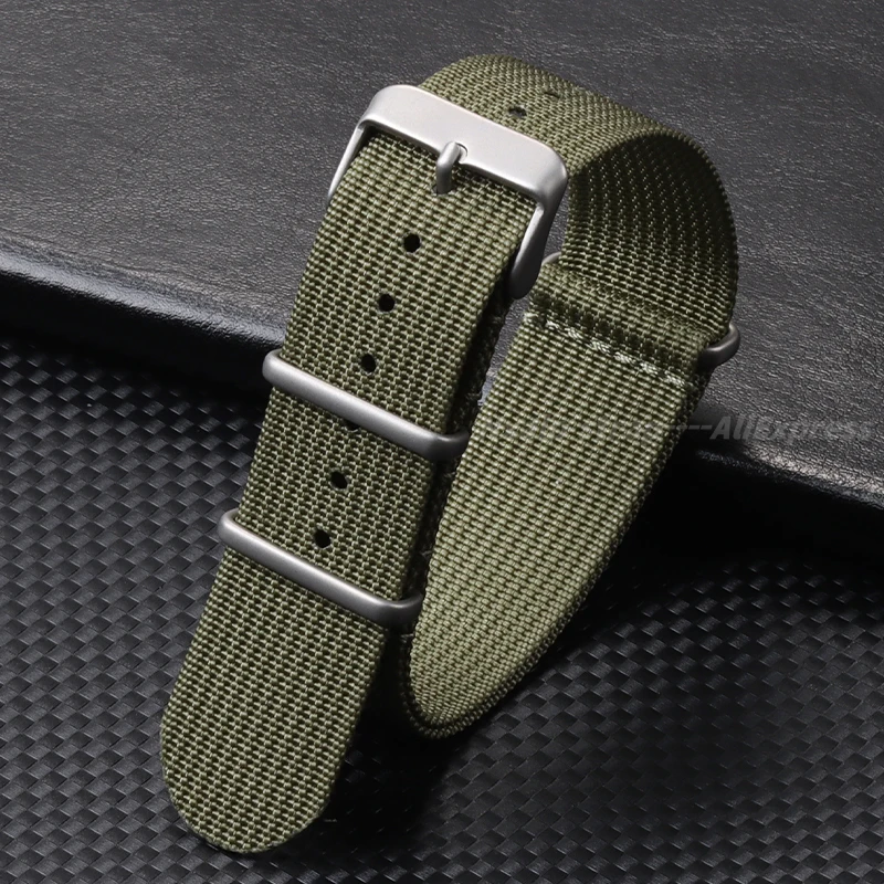 Ribbed Nylon Watch Strap 18mm  - огляд і ціна Nato Strap Nylon