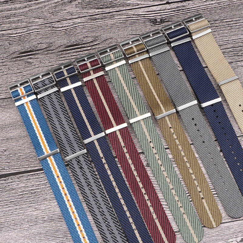 Woven Nylon Strap 18/20/22/24m - огляд і ціна Canvas Strap Watch