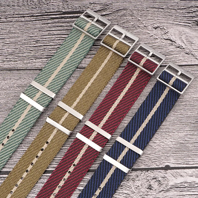 Woven Nylon Strap 18/20/22/24m - огляд і ціна Canvas Strap Watch