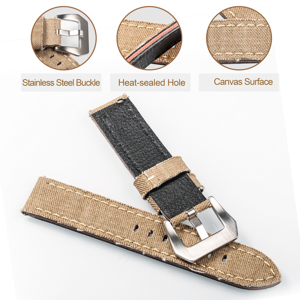 Hemsut Canvas Watch Bands Quic - огляд і ціна Canvas Strap Watch