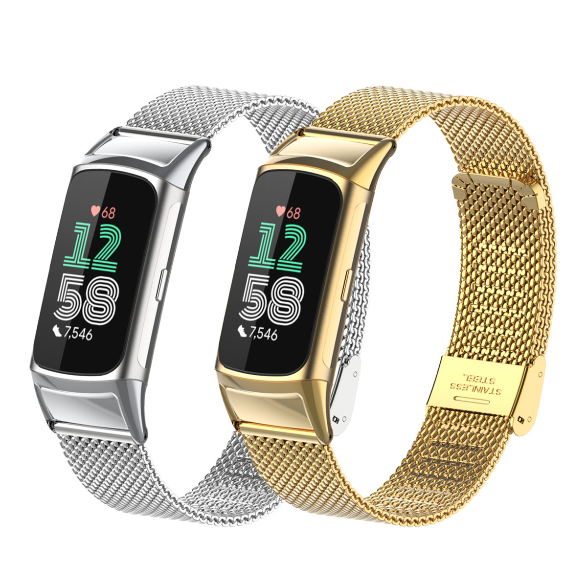 Suitable for Fitbit Charge 5/6 - огляд і ціна Mesh Strap Metal