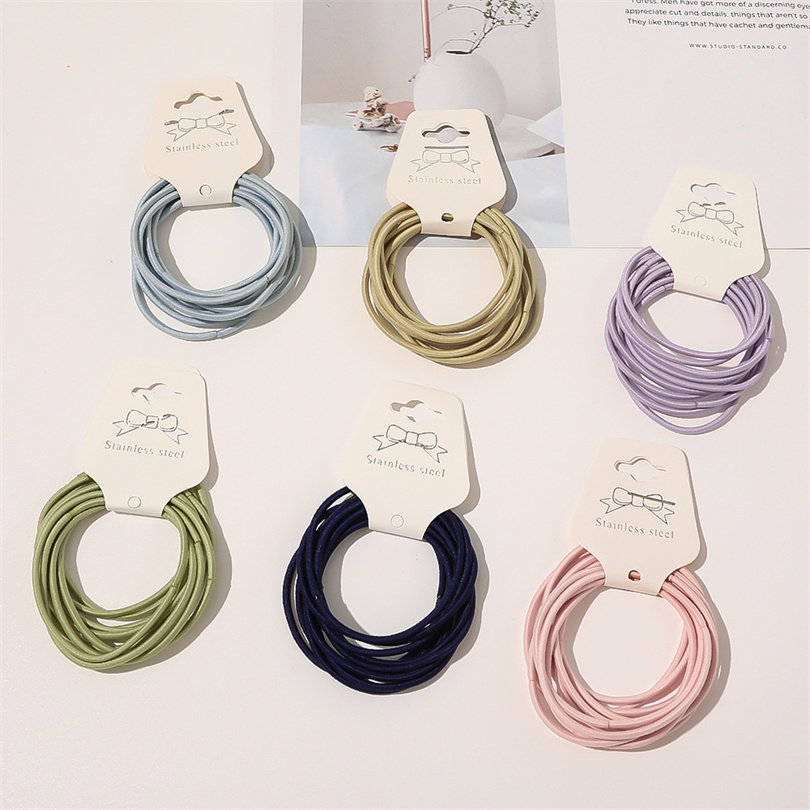 10PCS Women Girls Simple Basic - огляд і ціна Silicone Band Women