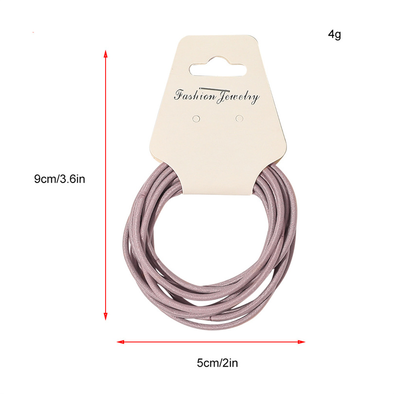 10PCS Women Girls Simple Basic - огляд і ціна Silicone Band Women