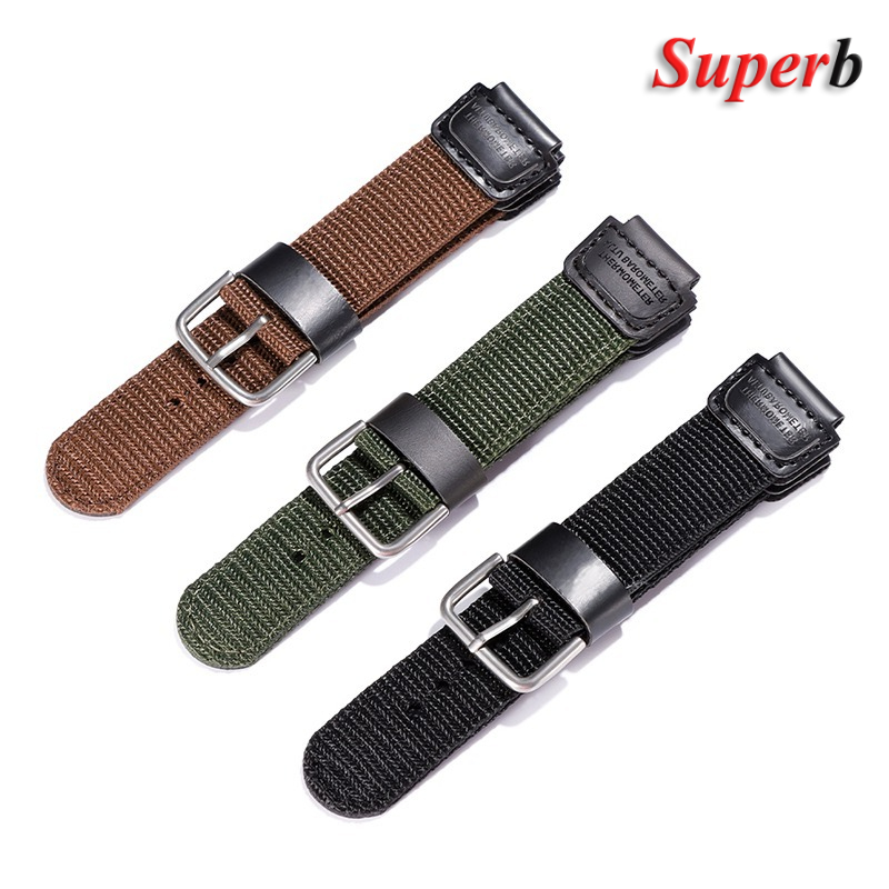 18mm Nylon Watch Strap for Cas - огляд і ціна Canvas Strap Watch