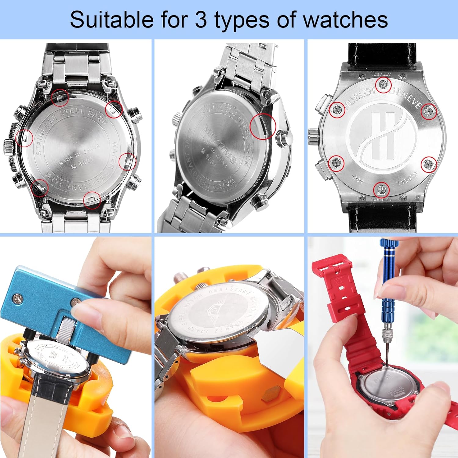 32 pcs Watch Battery Replaceme - огляд і ціна Spring Bar Tool Set
