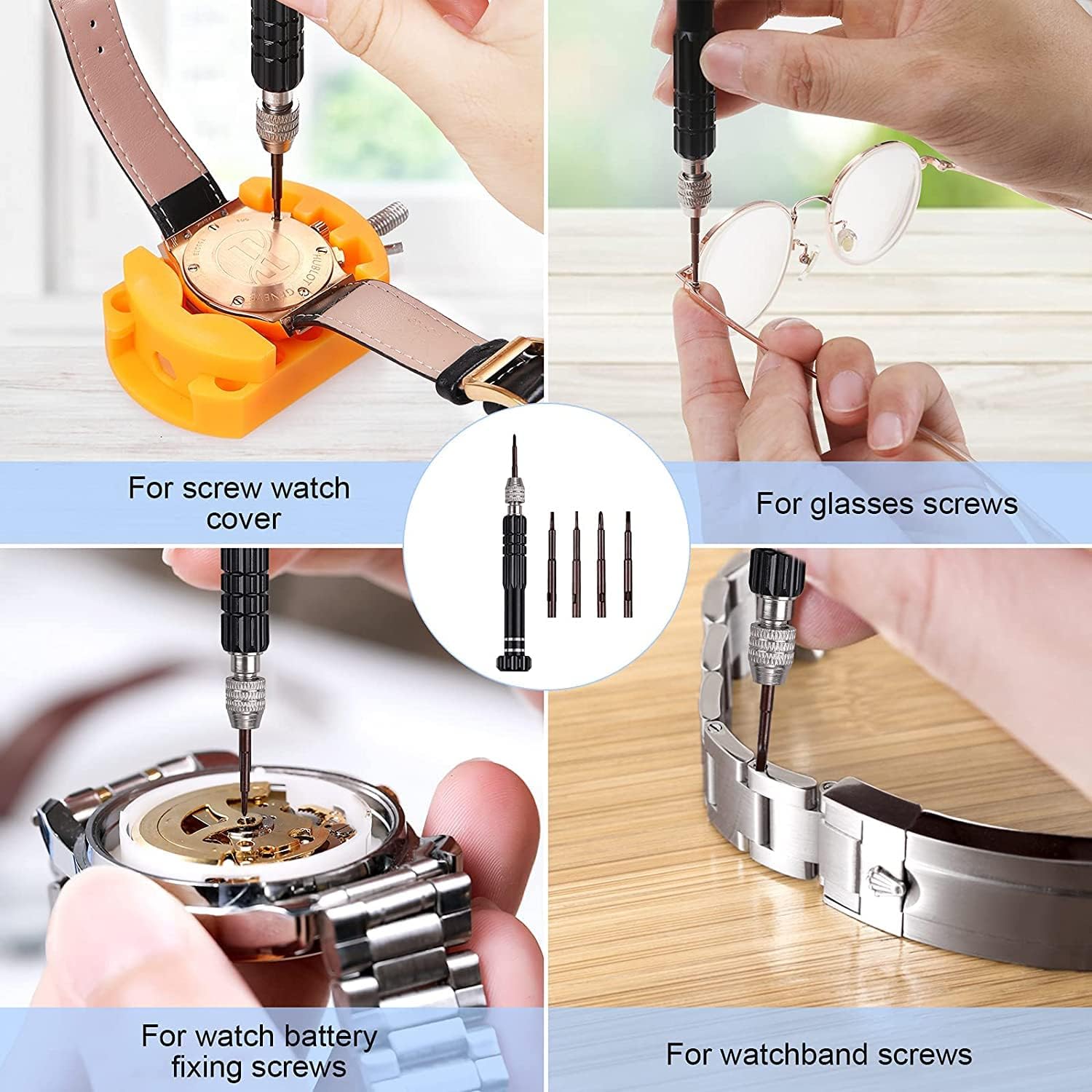 32 pcs Watch Battery Replaceme - огляд і ціна Spring Bar Tool Set