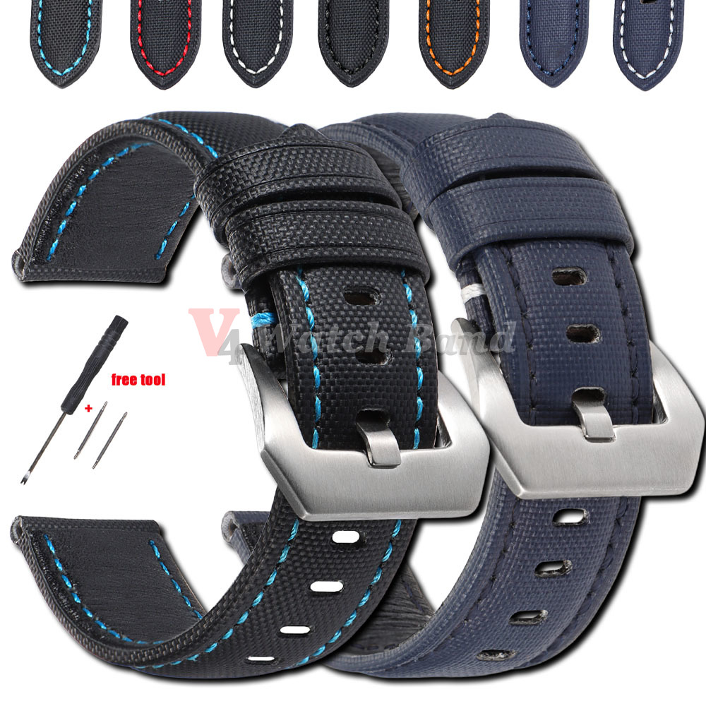 Sailcloth Nylon Watch Strap 20 - огляд і ціна Canvas Strap Watch