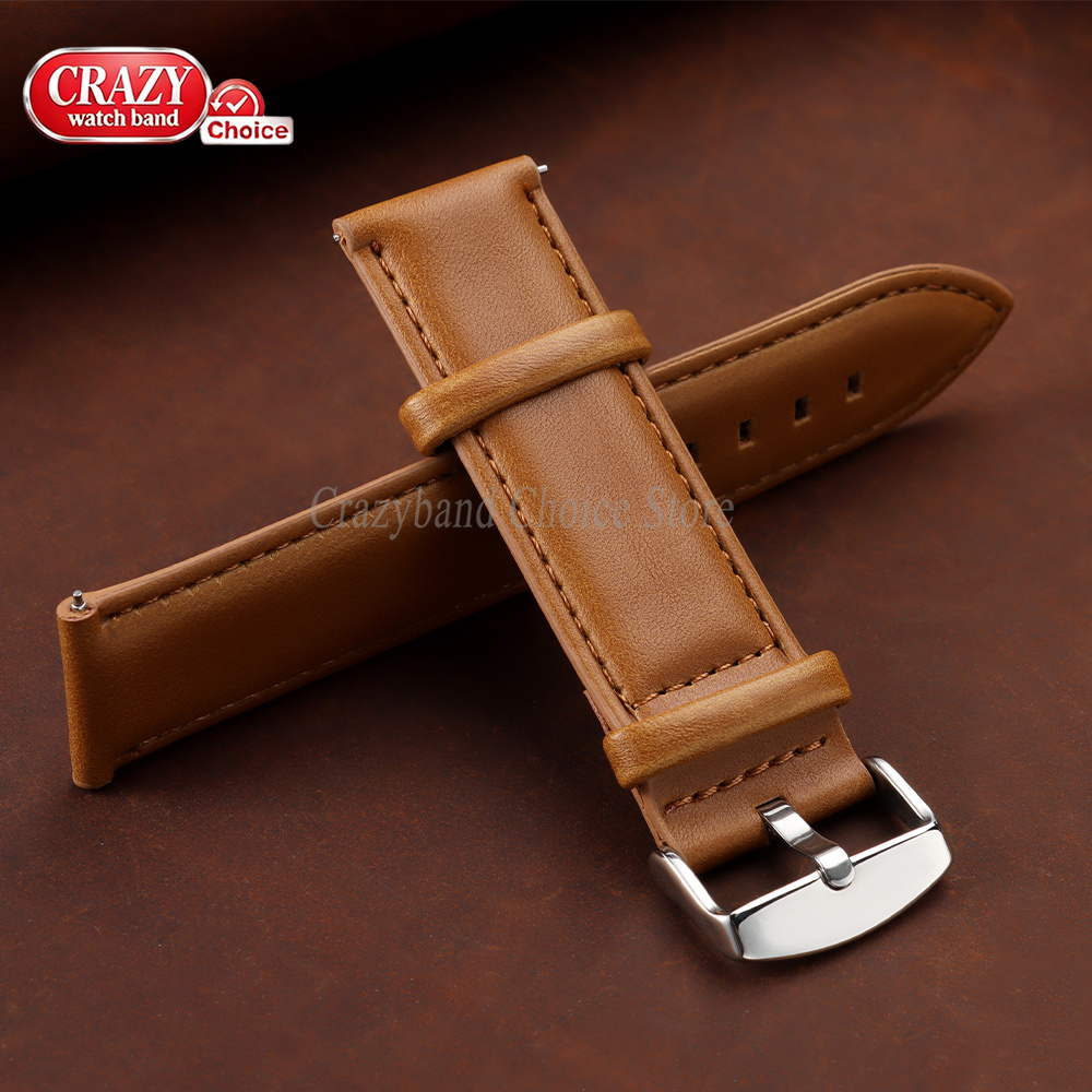 Oil Wax Cowhide Watch Band 18m - огляд і ціна Leather Strap Quick Release