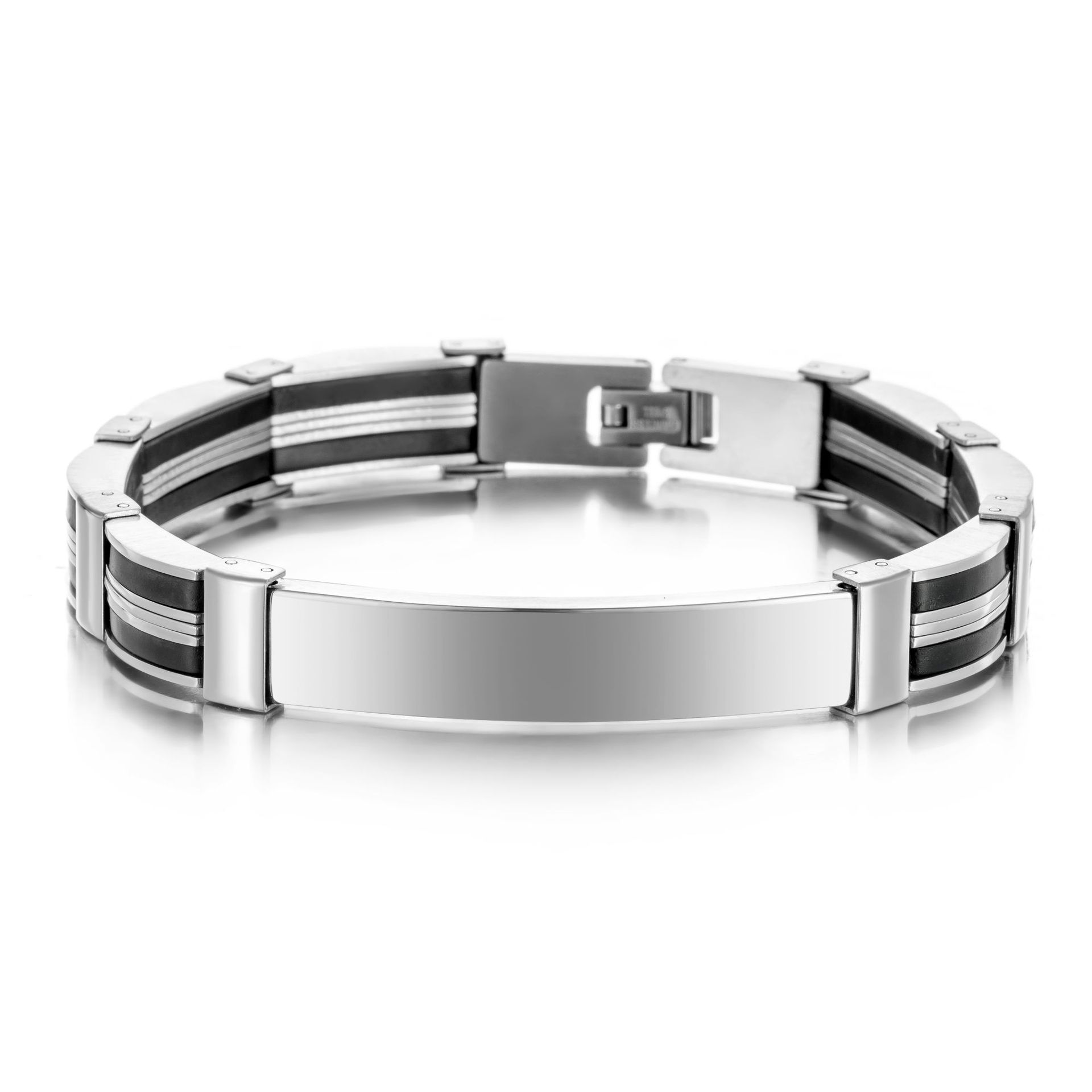 Punk Custom TEXT Name Men Stai - огляд і ціна Silicone Band Women