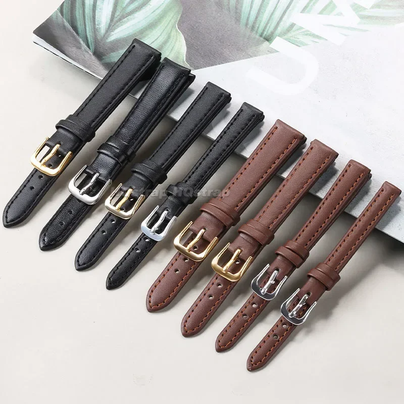 PU Leather Strap 10mm 12mm 14m - огляд і ціна Suede Strap Watch