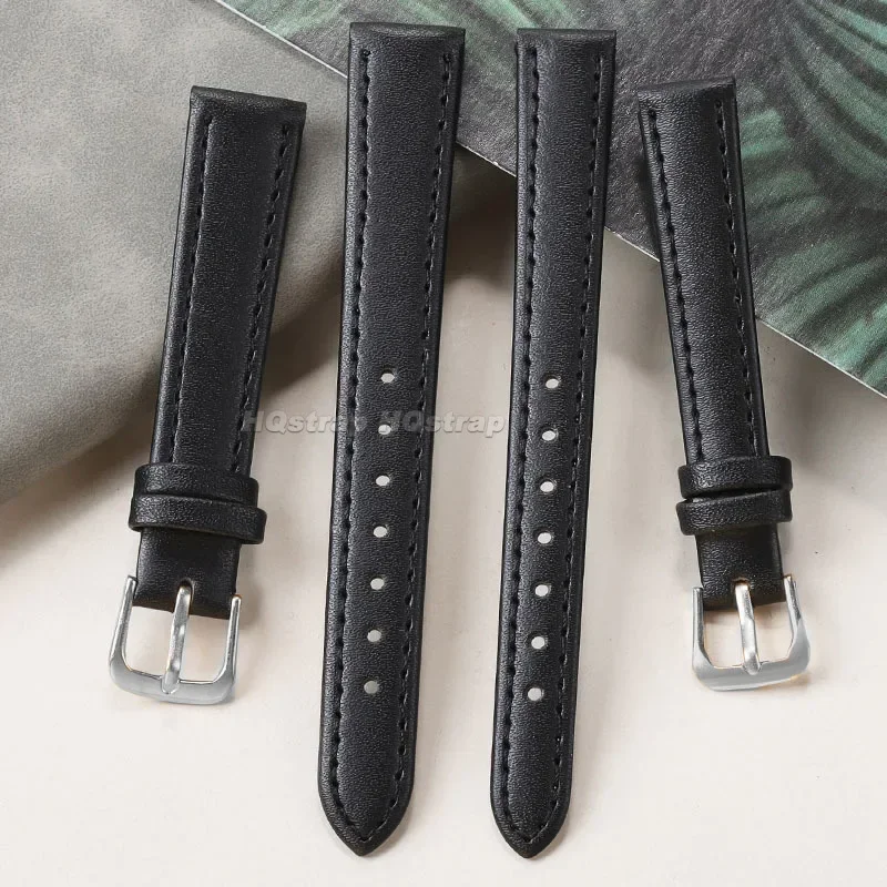 PU Leather Strap 10mm 12mm 14m - огляд і ціна Suede Strap Watch