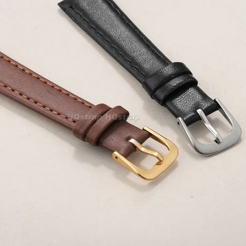 PU Leather Strap 10mm 12mm 14m - огляд і ціна Suede Strap Watch