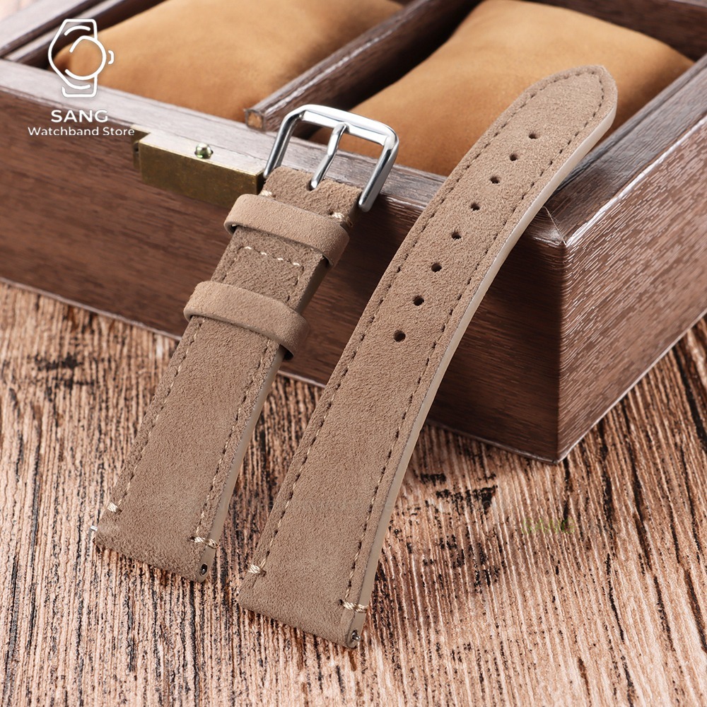 20mm 22mm Universal Men Women  - огляд і ціна Suede Strap Watch