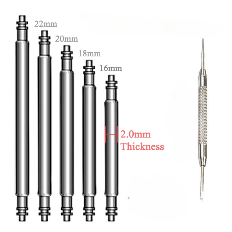 15pcs Watch Band Pin 2.0mm Dia - огляд і ціна Spring Bar Tool Set