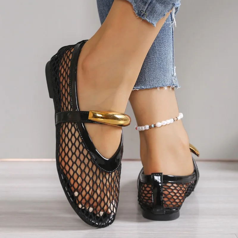 Women's Breathable Summer Roun - огляд і ціна Mesh Strap Metal
