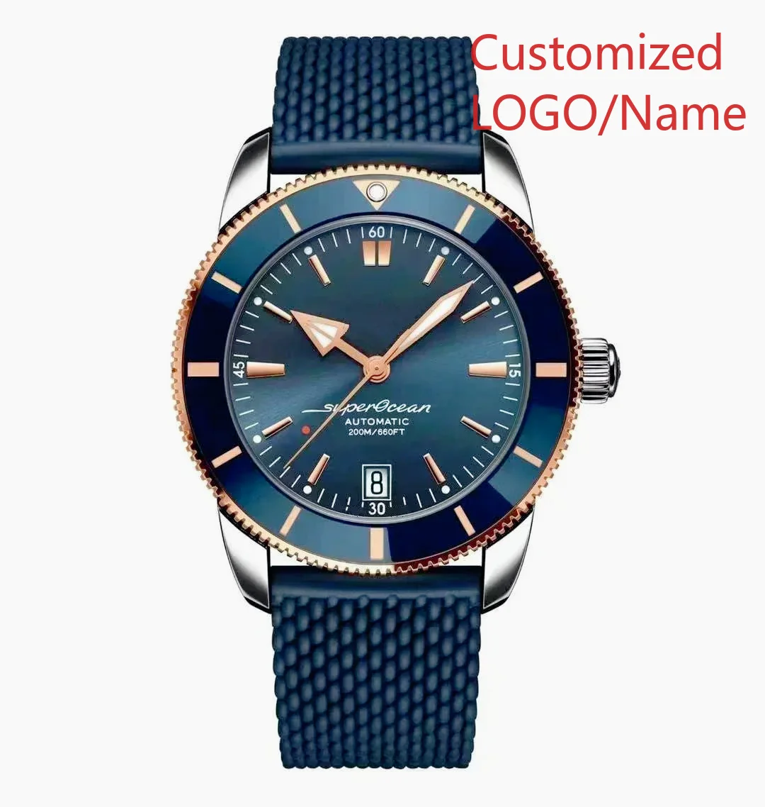 A1212 Store Customized Watches - огляд і ціна Rubber Strap Diver
